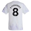 Camisola + Calções Manchester United Bruno Fernandes 8 Criança Equipamento 2ª 2025-26